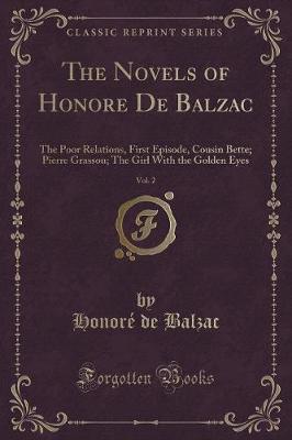 Book cover for The Novels of Honoré de Balzac, Vol. 2