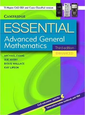 Book cover for Essential Advanced General Mathematics Third Edition Enhanced TIN/CP Version