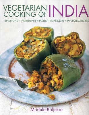 Book cover for Vegetarian Cooking of India