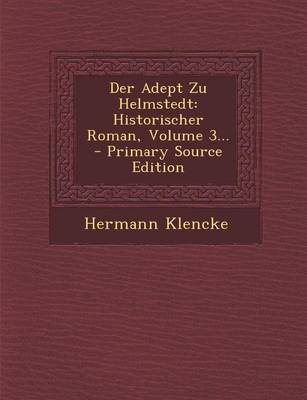 Book cover for Der Adept Zu Helmstedt