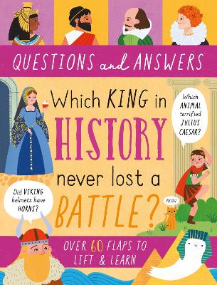 Book cover for Which King in History Never Lost a Battle?