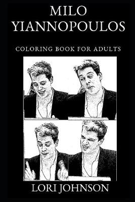 Book cover for Milo Yiannopoulos Coloring Book for Adults