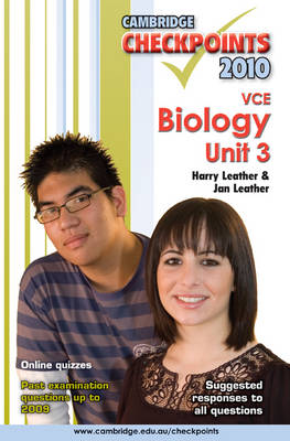 Book cover for Cambridge Checkpoints VCE Biology Unit 3 2010