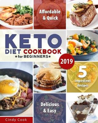 Book cover for Keto Diet Cookbook for Beginners 2019