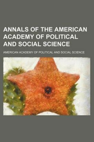 Cover of Annals of the American Academy of Political and Social Science