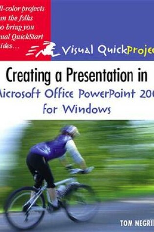 Cover of Creating a Presentation in Microsoft Office Powerpoint 2007 for Windows