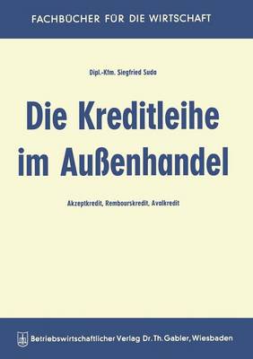 Book cover for Die Kreditleihe im Außenhandel