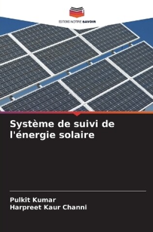 Cover of Syst�me de suivi de l'�nergie solaire