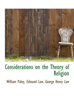 Book cover for Considerations on the Theory of Religion