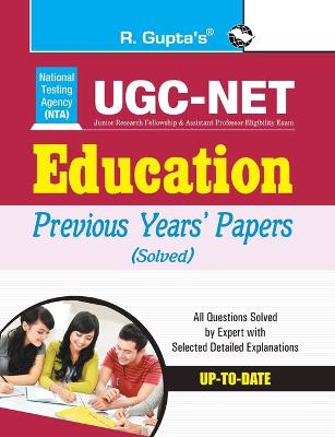 Book cover for UGC-Net Education Previous Years' Papers (Solved)