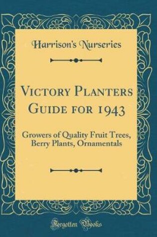 Cover of Victory Planters Guide for 1943