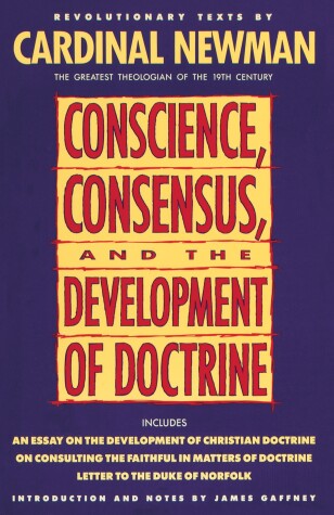 Book cover for Conscience, Consensus, and the Development of Doctrine