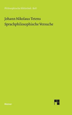 Book cover for Sprachphilosophische Versuche