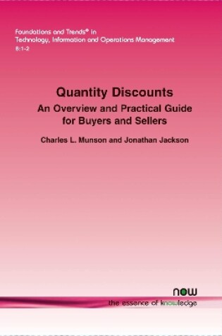 Cover of Quantity Discounts