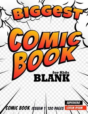 Cover of Blank Comic Book For Kids