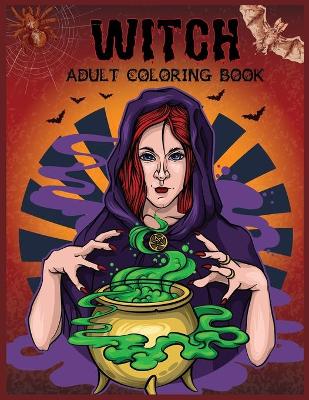 Book cover for Witch Adult Coloring Book