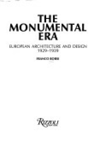 Cover of Monumental Era