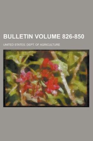 Cover of Bulletin Volume 826-850