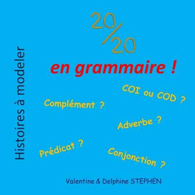 Book cover for 20/20 en grammaire !