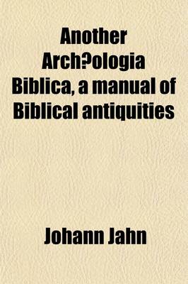 Book cover for Jahn's Biblical Archaeology, Tr