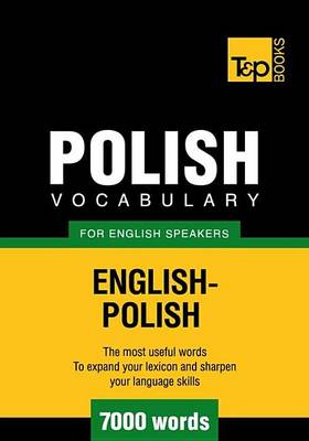 Book cover for Polish Vocabulary for English Speakers - English-Polish - 7000 Words