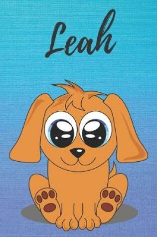 Cover of Leah dog coloring book / notebook / journal / diary