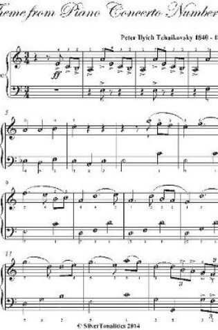 Cover of Theme from Piano Concerto Number 1 Easy Piano Sheet Music