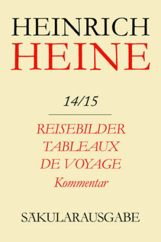 Cover of Reisebilder/Tableaux De Voyage: Kommentar