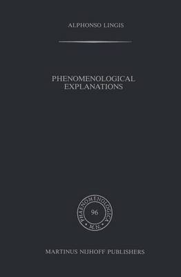 Book cover for Phenomenological Explanations