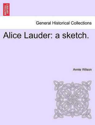 Book cover for Alice Lauder