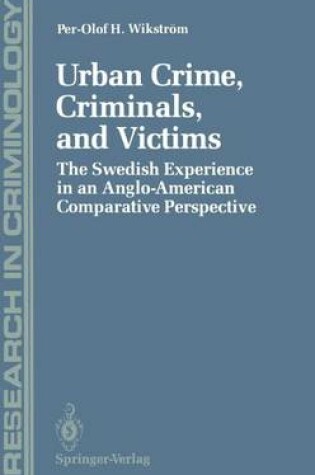 Cover of Urban Crime, Criminals, and Victims