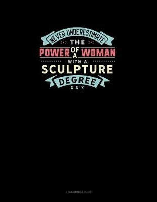 Cover of Never Underestimate The Power Of A Woman With A Sculpture Degree