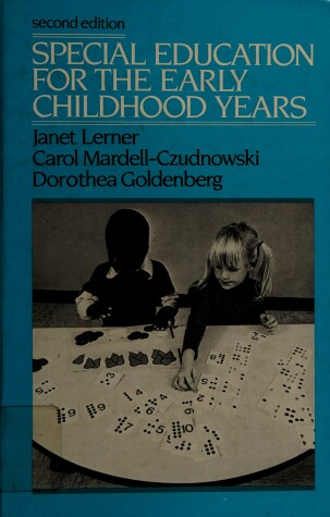 Book cover for Special Education for the Early Childhood Years