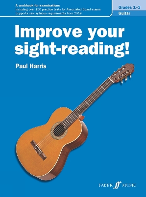 Book cover for Improve your sight-reading! Guitar Grades 1-3