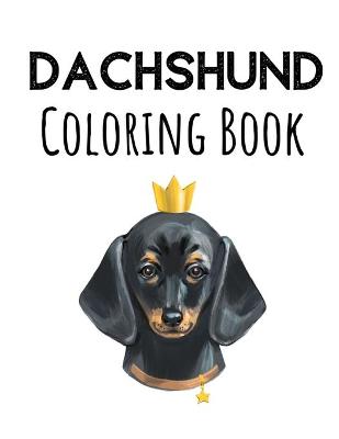 Book cover for Dachshund Coloring Book