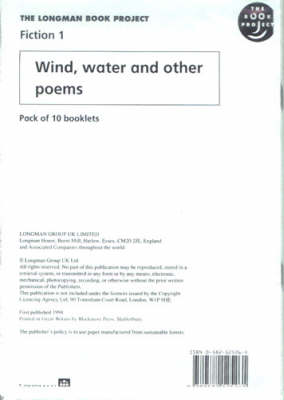 Cover of My Book About Wind, Water and Other Poems