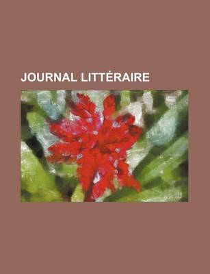 Book cover for Journal Litteraire (2)