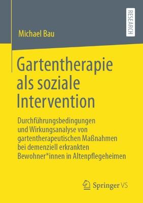 Cover of Gartentherapie ALS Soziale Intervention