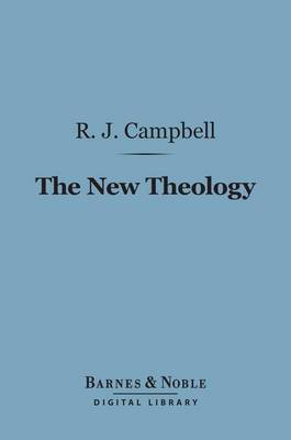 Book cover for The New Theology (Barnes & Noble Digital Library)