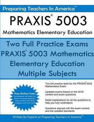 Book cover for PRAXIS 5003 Mathematics Elementary Education