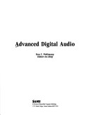 Book cover for Advanced Digital Audio