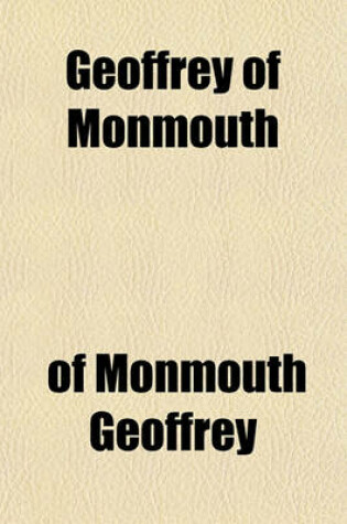 Cover of Geoffrey of Monmouth