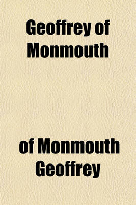 Book cover for Geoffrey of Monmouth