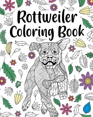 Book cover for Rottweiler Coloring Book