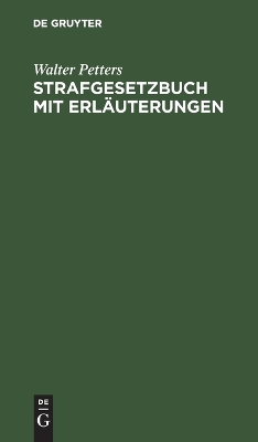 Book cover for Strafgesetzbuch Mit Erl�uterungen