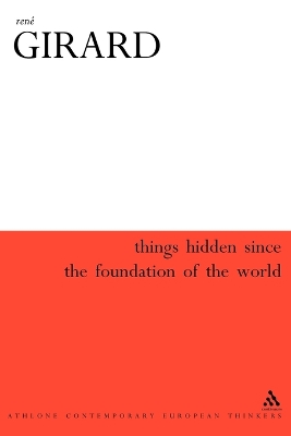 Book cover for Things Hidden Since the Foundation of the World