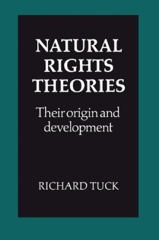 Cover of Natural Rights Theories