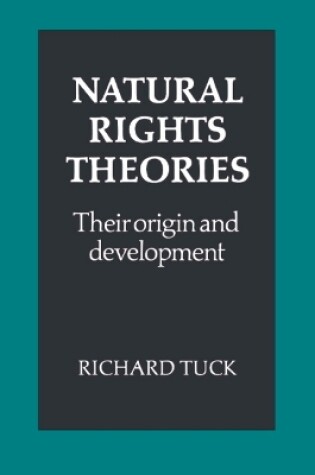 Cover of Natural Rights Theories