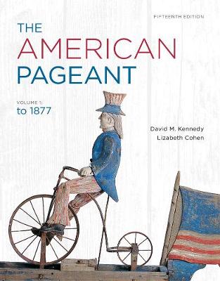 Book cover for The American Pageant, Volume 1