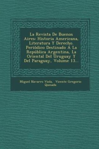 Cover of La Revista de Buenos Aires